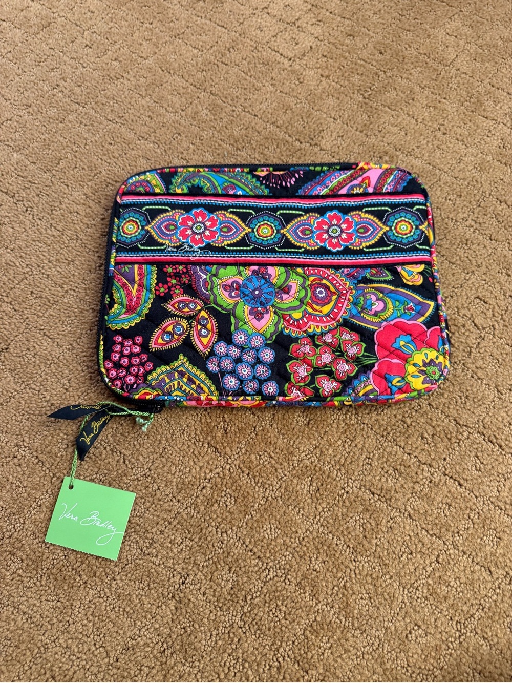 Vera Bradley Symphony In Hue Tablet Sleeve NWT Retired Pattern